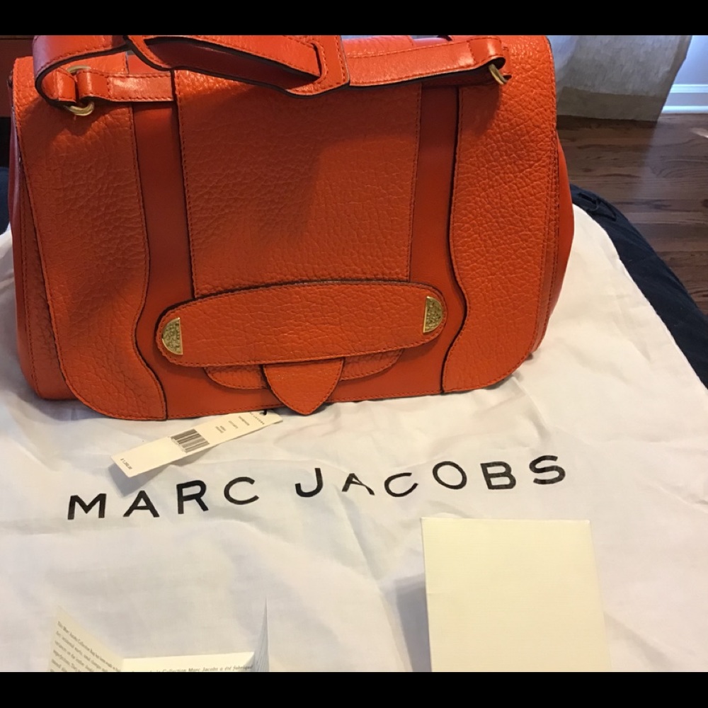 Marc Jacobs NWT Orange Thompson Satchel